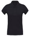 Women's organic piqué short sleeve polo shirt