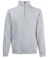 Premium 70/30 zip-neck sweatshirt