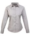 Women's poplin long sleeve blouse