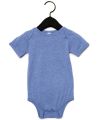 Baby triblend short sleeve one piece