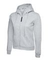 Ladies Classic Full Zip Hooded Sweatshirt