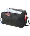 Deluxe duffel bag with tablet pocket