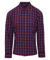 Women's Sidehill check cotton long sleeve shirt