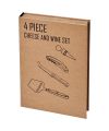 Reze 4-piece wine and cheese gift set
