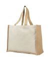 Varai 340 g, m² canvas and jute shopping tote bag