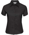 Women's short sleeve classic twill shirt