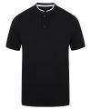 Stand collar stretch polo shirt