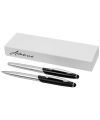 Geneva stylus ballpoint pen and rollerball pen set