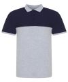 Colour block polo