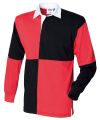 Quartered rugby shirt