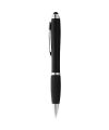 Nash coloured stylus ballpoint pen with black grip