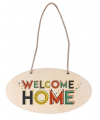 Sublimation Rustic Hanging Sign Oval 14 x 26cm