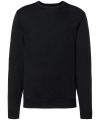 Crew neck knitted pullover