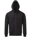 Men's coastal vintage wash loop back zip through hoodie