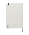 Spectrum A5 white notebook with coloured strap