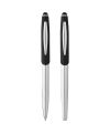 Geneva stylus ballpoint pen and rollerball pen set