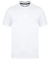 Stand collar stretch polo shirt