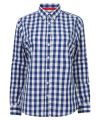 Women's checked cotton shirt