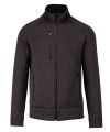 Full-zip heather jacket