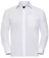 Long sleeve polycotton easycare poplin shirt