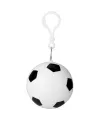 Xina rain poncho in storage football with keychain