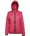 Women's honeycomb hooded jacket