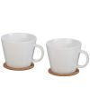 Hartley 2-piece mug set with coaster