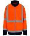 High visibility full-zip fleece