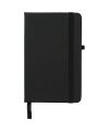 Noir A6 notebook with lined pages