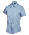 Ladies Poplin Half Sleeve Shirt