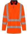 High visibility long sleeve polo