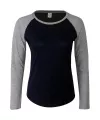 Women's long sleeve baseball t-shirt