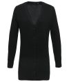 Women's longline knitted cardigan