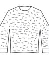 Burn-out long sleeve thermal