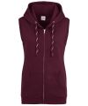 Women's sleeveless zoodie