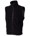 Sleeveless microfleece jacket