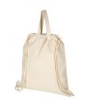 Pheebs 210 g, m² recycled cotton drawstring backpack