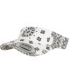 Bandana print visor (8888BP)