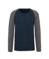 Organic two-tone sweatshirt