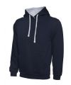 Contrast Hooded Sweatshirt