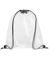 Lancaster transparent drawstring backpack