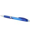 Turbo translucent ballpoint pen with rubber grip