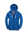 Ladies slub zip hoodie