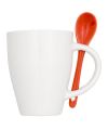 Nadu 250 ml ceramic mug with spoon