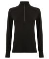 Women's long-sleeved ¼ zip top