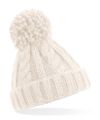 Infant/junior cable knit melange beanie