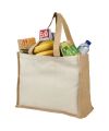 Varai 340 g, m² canvas and jute shopping tote bag