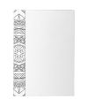 Doodle colouring notebook