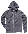 Unisex triblend full zip hoodie