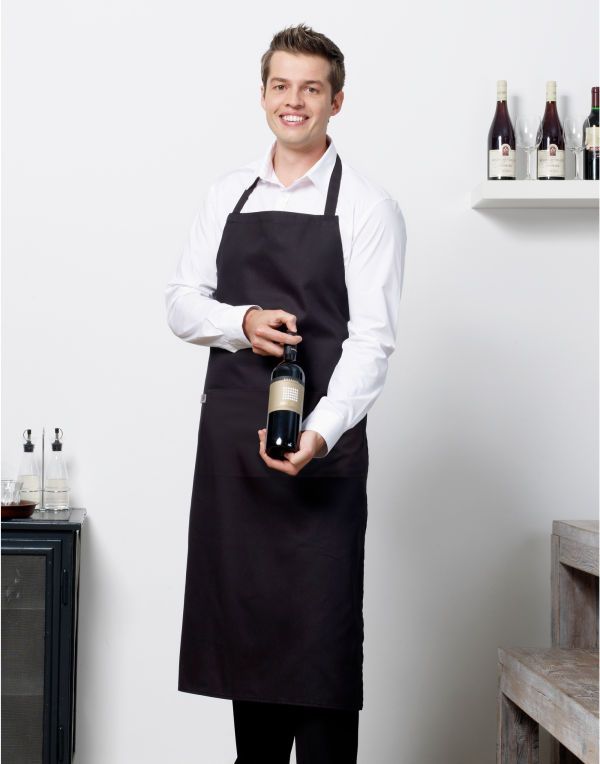 Amsterdam Bib Apron with Pocket